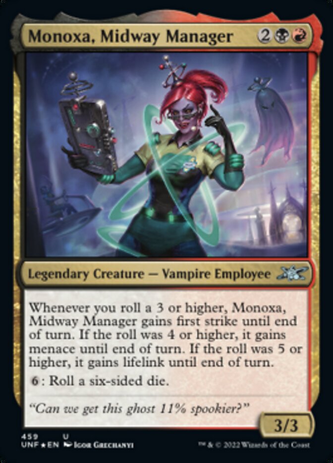Monoxa, Midway Manager (Galaxy Foil) [Unfinity] | L.A. Mood Comics and Games