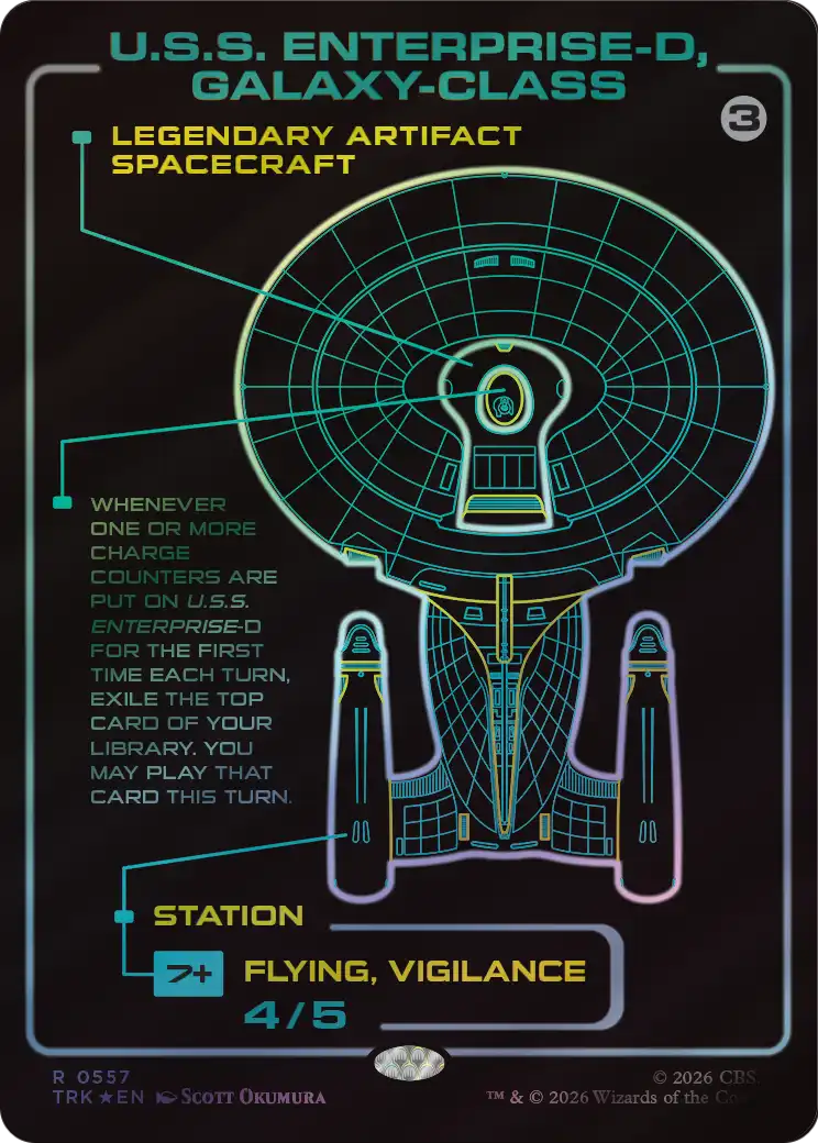 U.S.S. Enterprise-D, Galaxy-Class (Showcase) [Star Trek] | L.A. Mood Comics and Games
