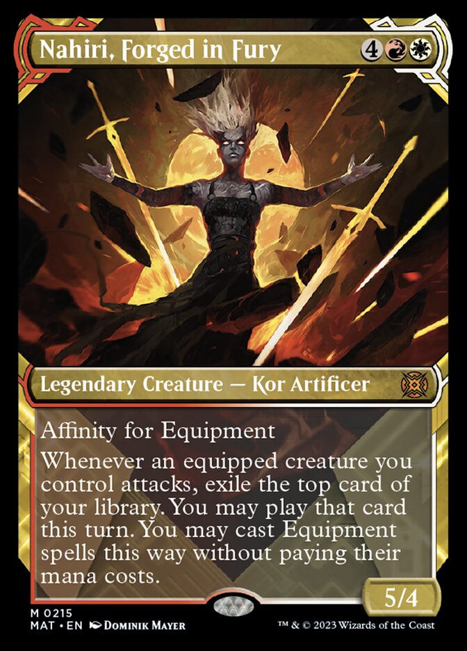 Nahiri, Forged in Fury (Showcase Halo Foil) [March of the Machine: The Aftermath] | L.A. Mood Comics and Games