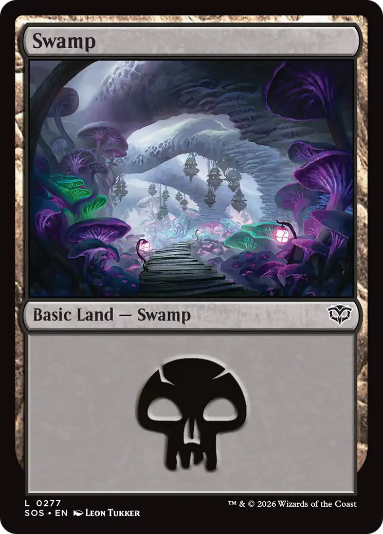 Swamp (0277) [Secrets of Strixhaven] | L.A. Mood Comics and Games