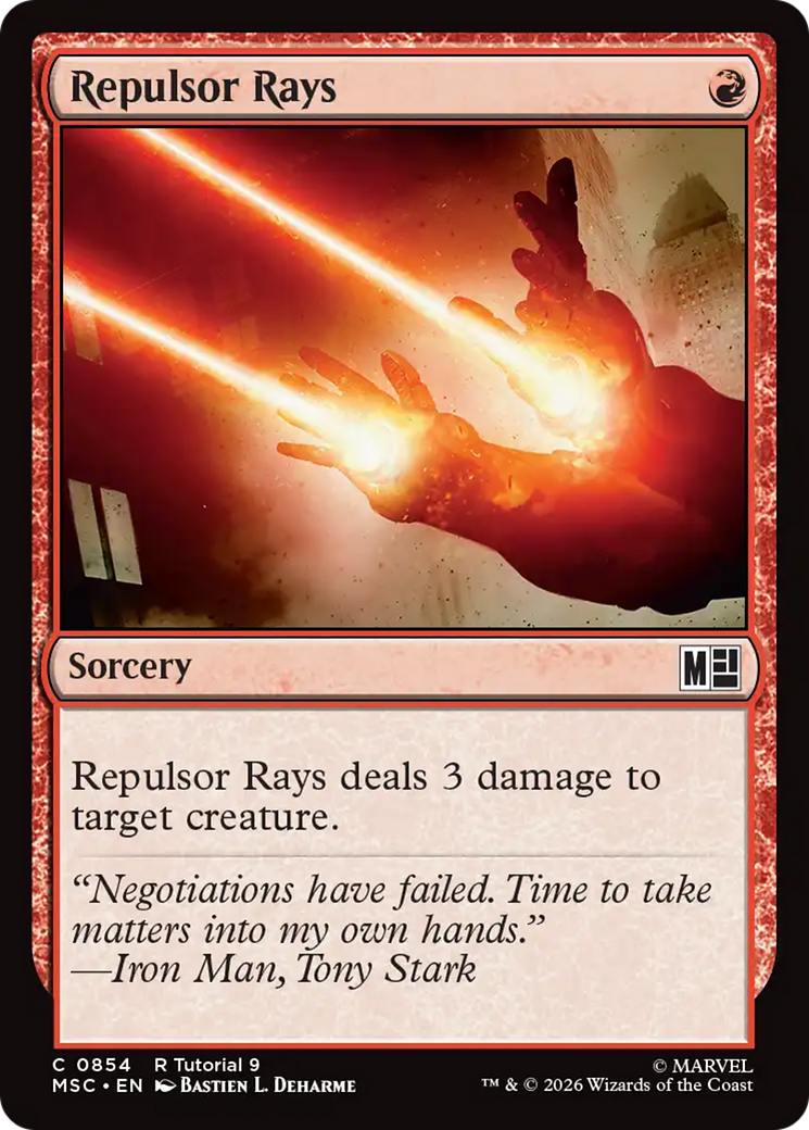 Repulsor Rays (0854) [Marvel Super Heroes Commander] | L.A. Mood Comics and Games