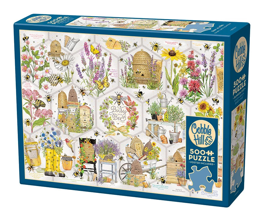 Puzzle 500pc Busy as a Bee | L.A. Mood Comics and Games