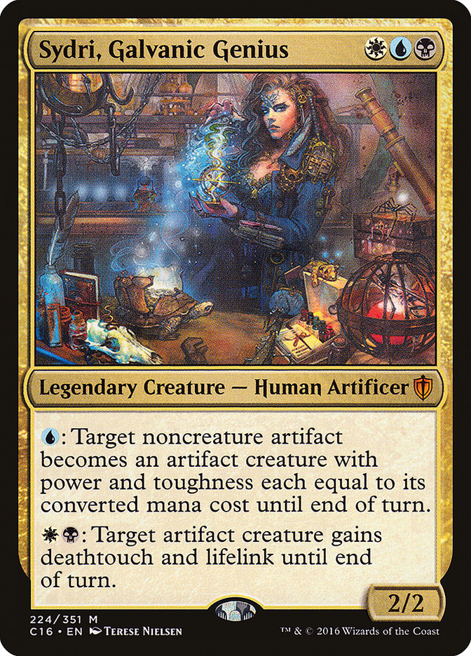 Sydri, Galvanic Genius [Commander 2016] | L.A. Mood Comics and Games