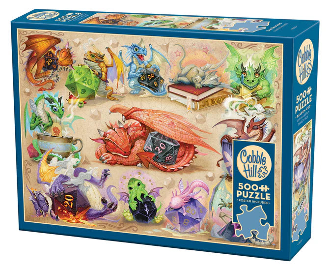 Puzzle 500pc D20 Dragons | L.A. Mood Comics and Games