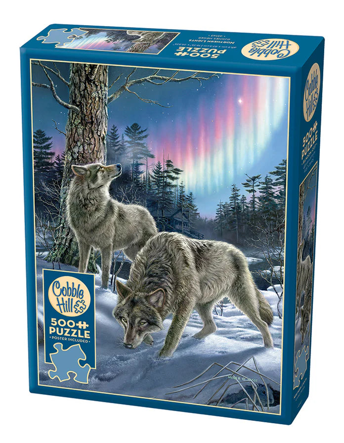 Puzzle 500pc - Northern Lights | L.A. Mood Comics and Games