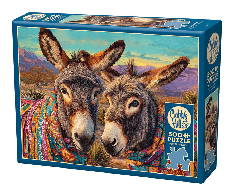 Puzzle 500pc - Dos Burros | L.A. Mood Comics and Games