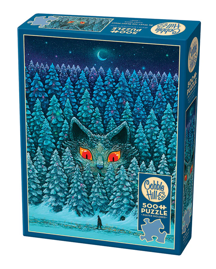Puzzle 500pc - Be Wary the Silent Night | L.A. Mood Comics and Games