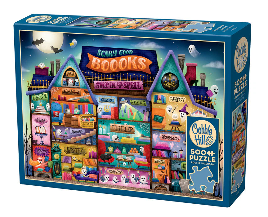 Puzzle 500pc - Scary Good Boooks | L.A. Mood Comics and Games