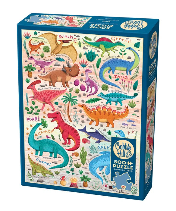 Rawr! Puzzle 500 piece | L.A. Mood Comics and Games