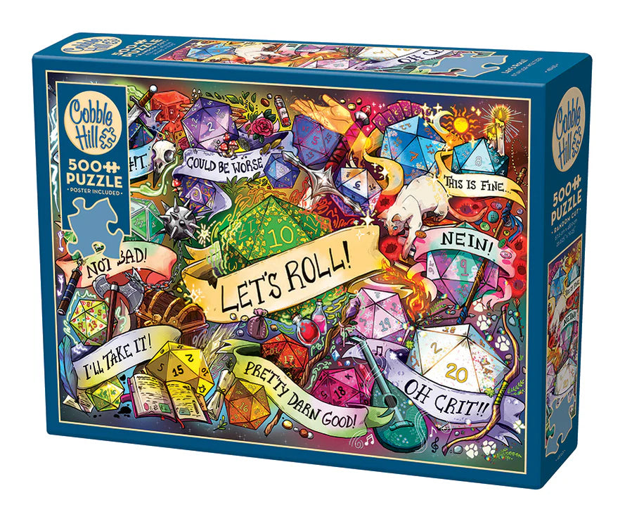 Let's Roll! Puzzle 500 piece | L.A. Mood Comics and Games