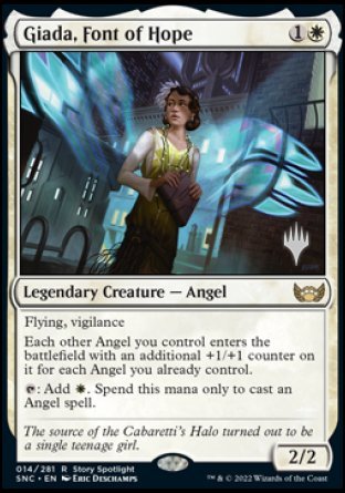 Giada, Font of Hope (Promo Pack) [Streets of New Capenna Promos] | L.A. Mood Comics and Games
