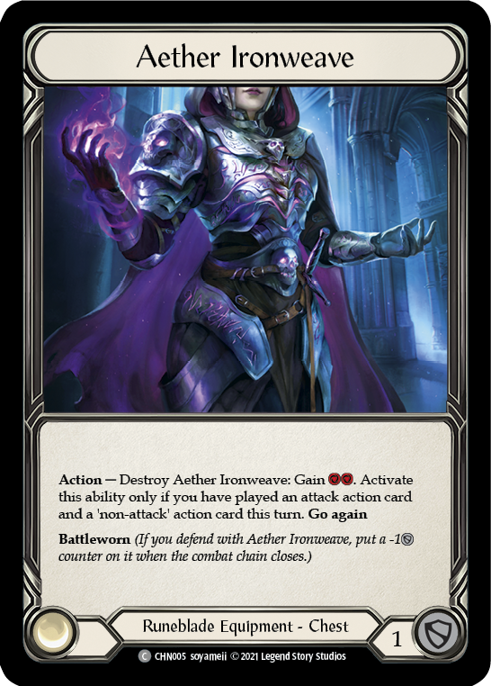 Aether Ironweave [CHN005] (Monarch Chane Blitz Deck) | L.A. Mood Comics and Games