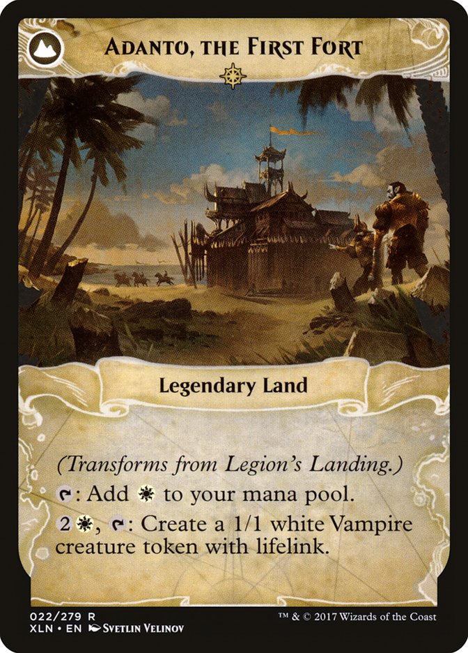 Legion's Landing // Adanto, the First Fort [Ixalan] | L.A. Mood Comics and Games