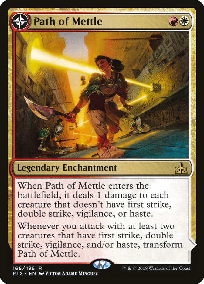 Path of Mettle // Metzali, Tower of Triumph [Rivals of Ixalan] | L.A. Mood Comics and Games