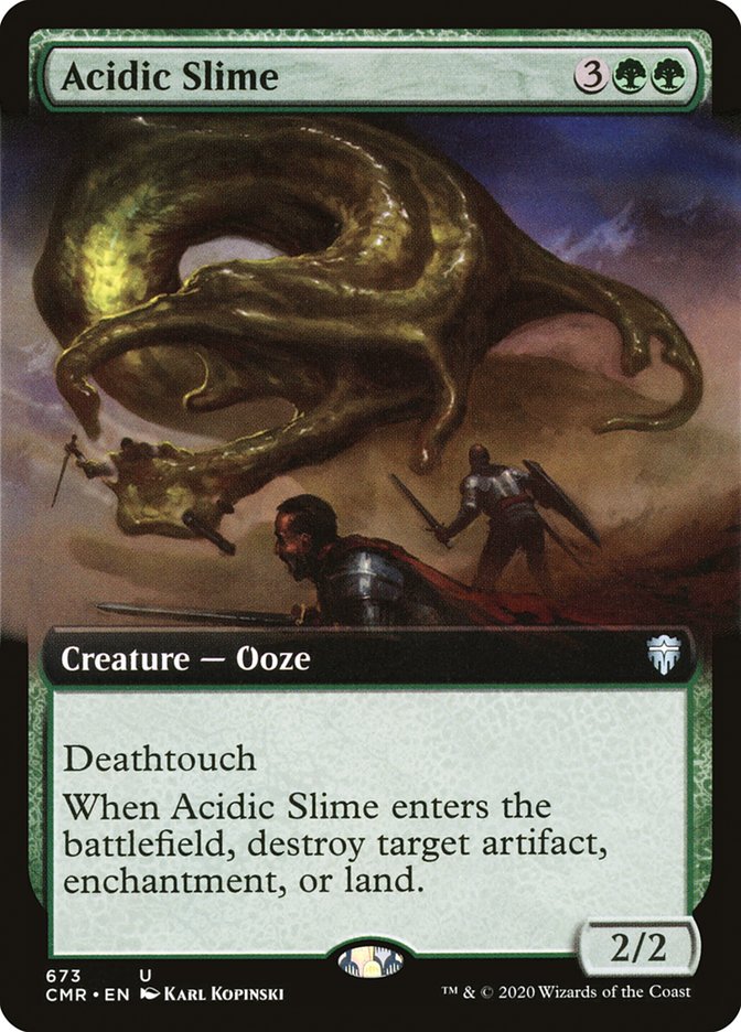 Acidic Slime (Extended Art) [Commander Legends] | L.A. Mood Comics and Games