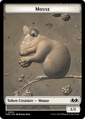 Mouse // Food (0013) Double-Sided Token [Wilds of Eldraine Tokens] | L.A. Mood Comics and Games