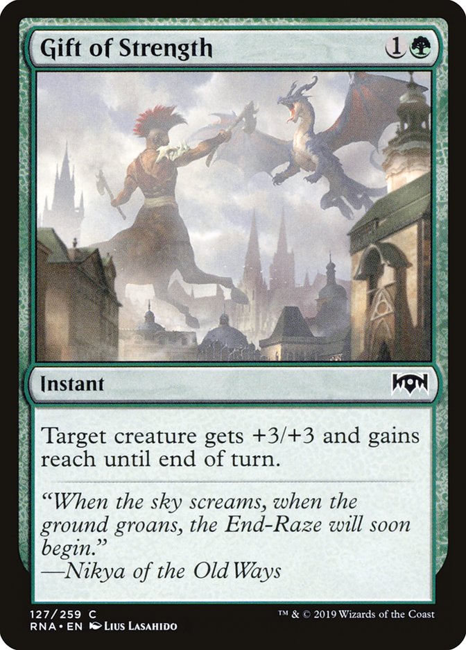 Gift of Strength [Ravnica Allegiance] | L.A. Mood Comics and Games