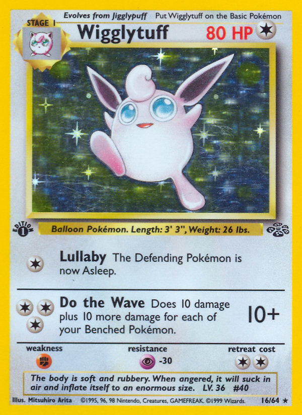 Wigglytuff (16/64) [Jungle 1st Edition] | L.A. Mood Comics and Games