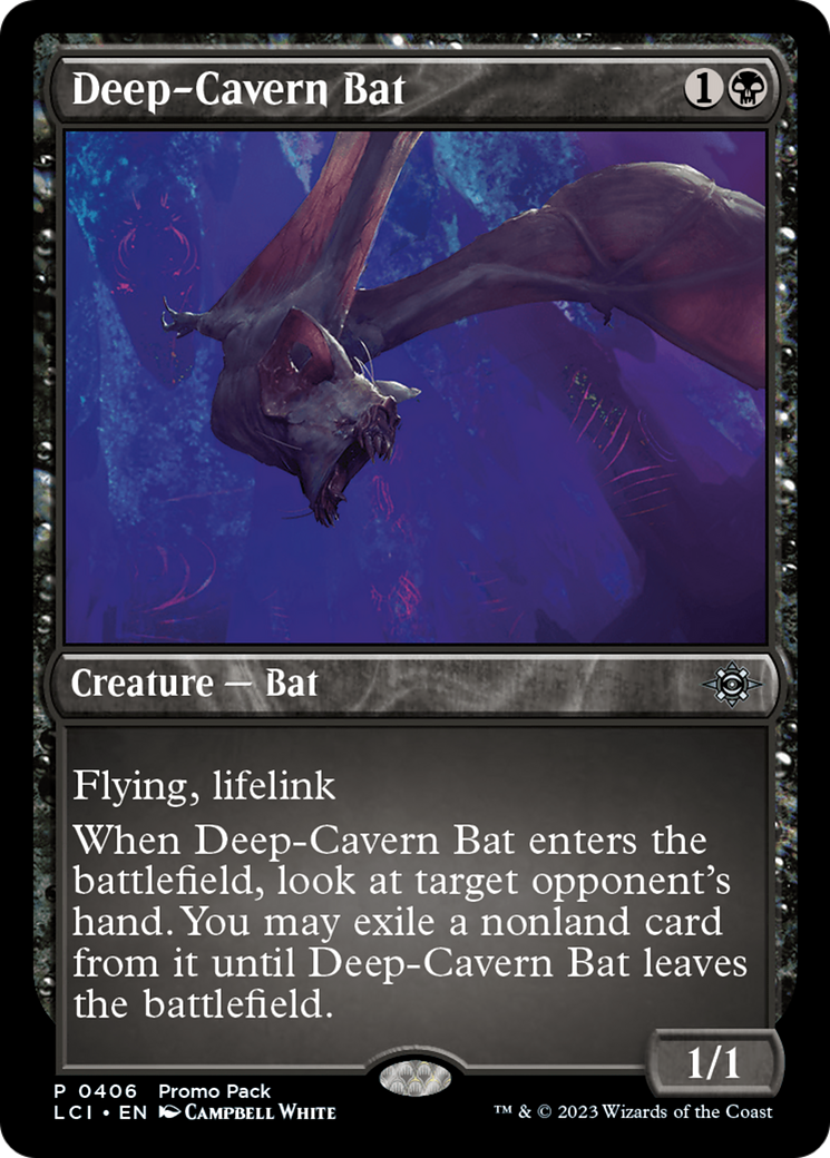 Deep-Cavern Bat [The Lost Caverns of Ixalan Promos] | L.A. Mood Comics and Games