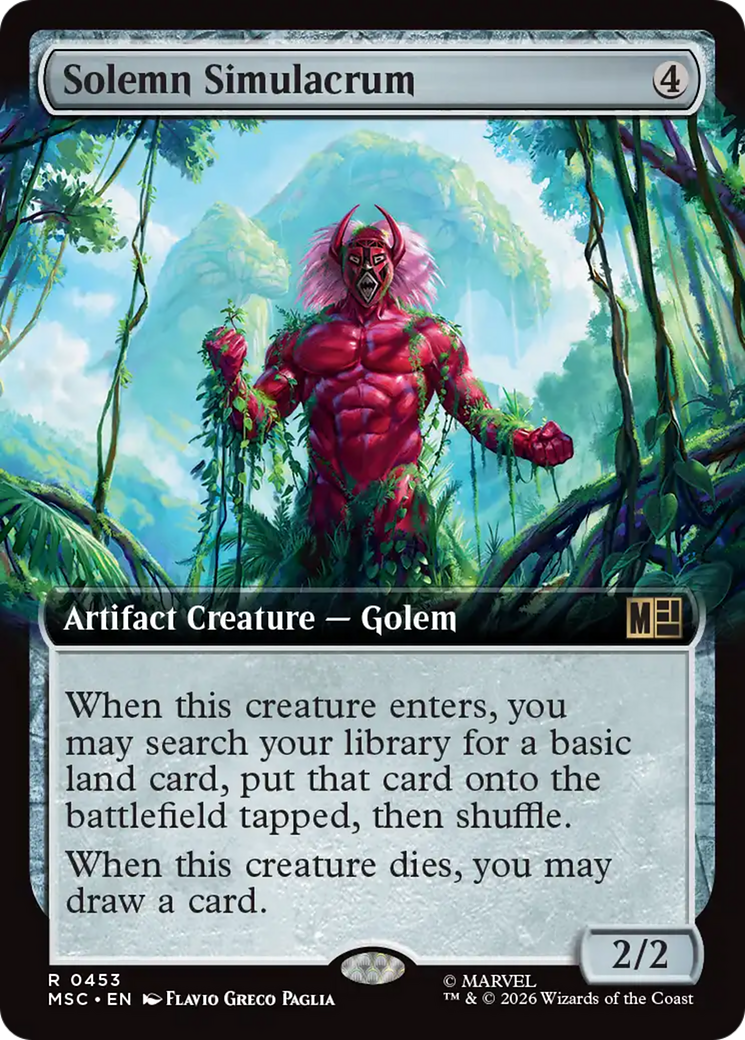 Solemn Simulacrum (Extended Art) [Marvel Super Heroes Commander] | L.A. Mood Comics and Games