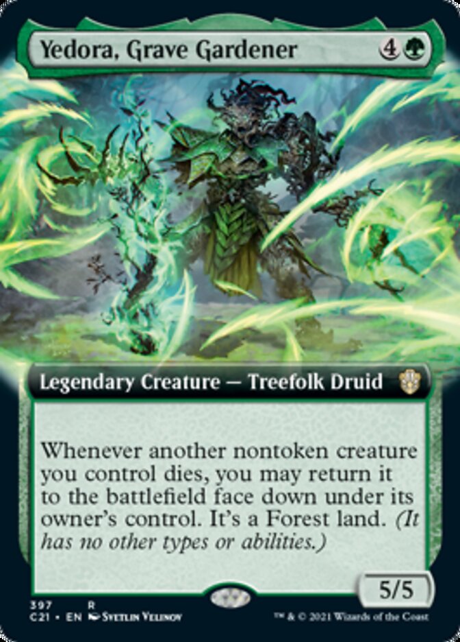 Yedora, Grave Gardener (Extended Art) [Commander 2021] | L.A. Mood Comics and Games