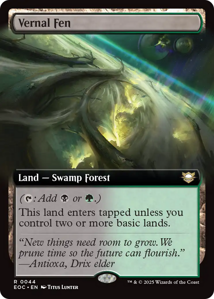 Vernal Fen (Extended Art) [Edge of Eternities Commander] | L.A. Mood Comics and Games