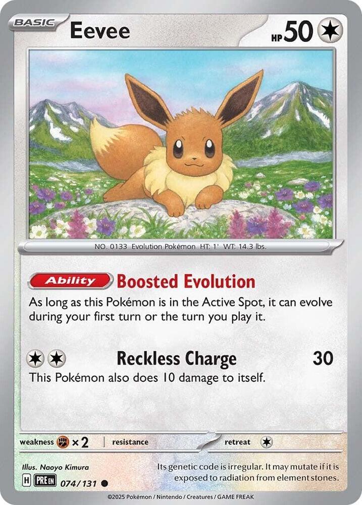 Eevee (074/131) [Scarlet & Violet: Prismatic Evolutions] | L.A. Mood Comics and Games