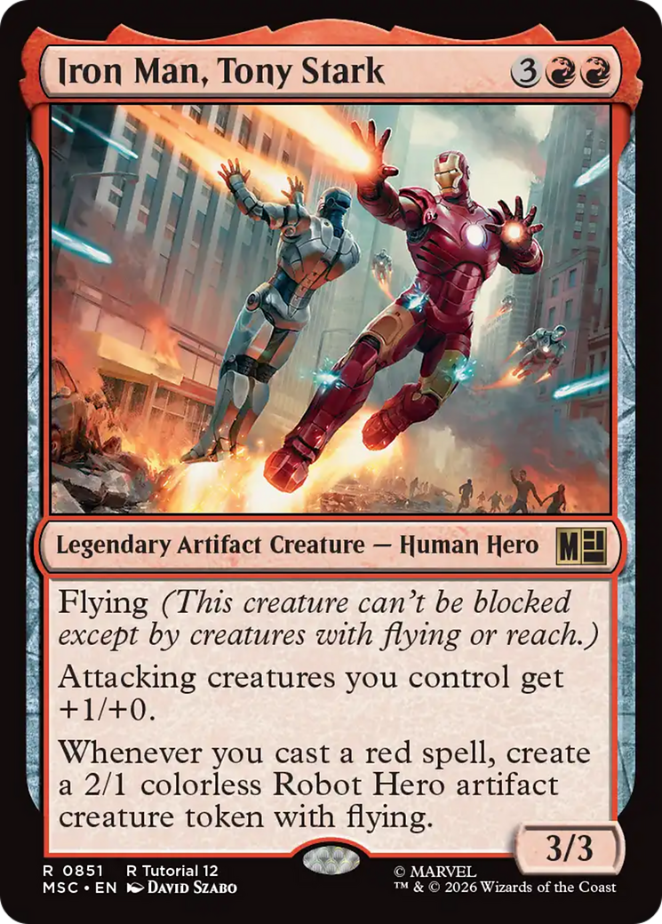 Iron Man, Tony Stark (0851) [Marvel Super Heroes Commander] | L.A. Mood Comics and Games
