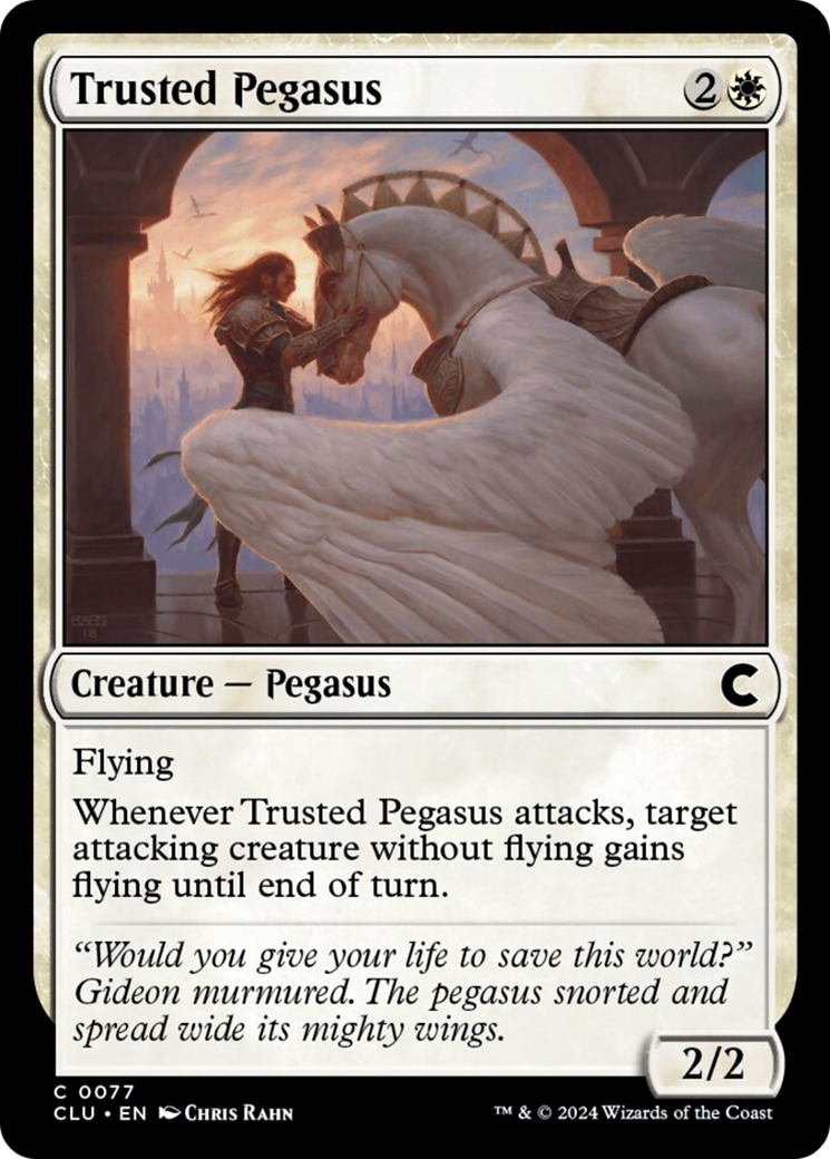 Trusted Pegasus [Ravnica: Clue Edition] | L.A. Mood Comics and Games