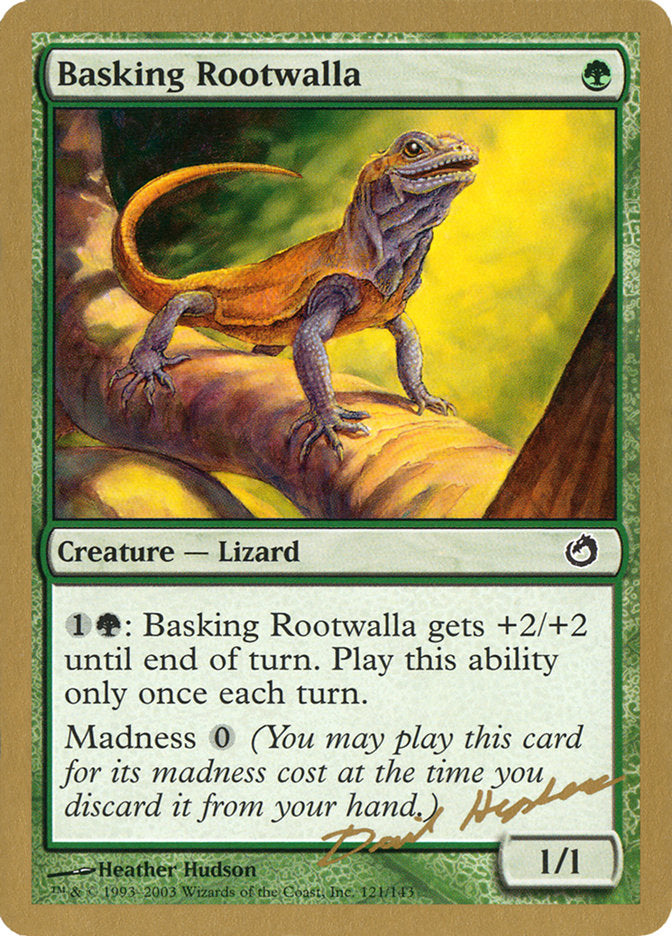 Basking Rootwalla (Dave Humpherys) [World Championship Decks 2003] | L.A. Mood Comics and Games