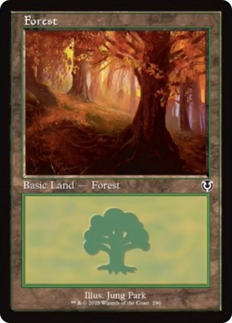 Forest (296) (Retro Frame) [Innistrad Remastered] | L.A. Mood Comics and Games