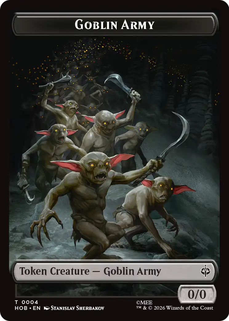 Human Soldier // Goblin Army (0004) Double-Sided Token [The Hobbit Tokens] | L.A. Mood Comics and Games