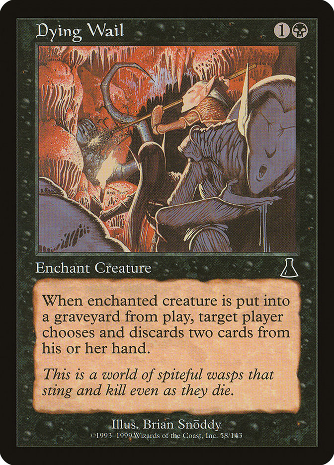 Dying Wail [Urza's Destiny] | L.A. Mood Comics and Games
