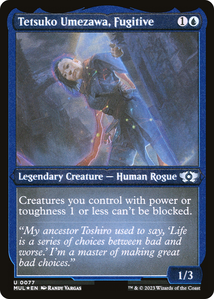 Tetsuko Umezawa, Fugitive (Foil Etched) [Multiverse Legends] | L.A. Mood Comics and Games