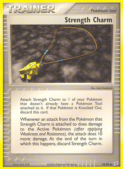 Strength Charm (74/95) [EX: Team Magma vs Team Aqua] | L.A. Mood Comics and Games