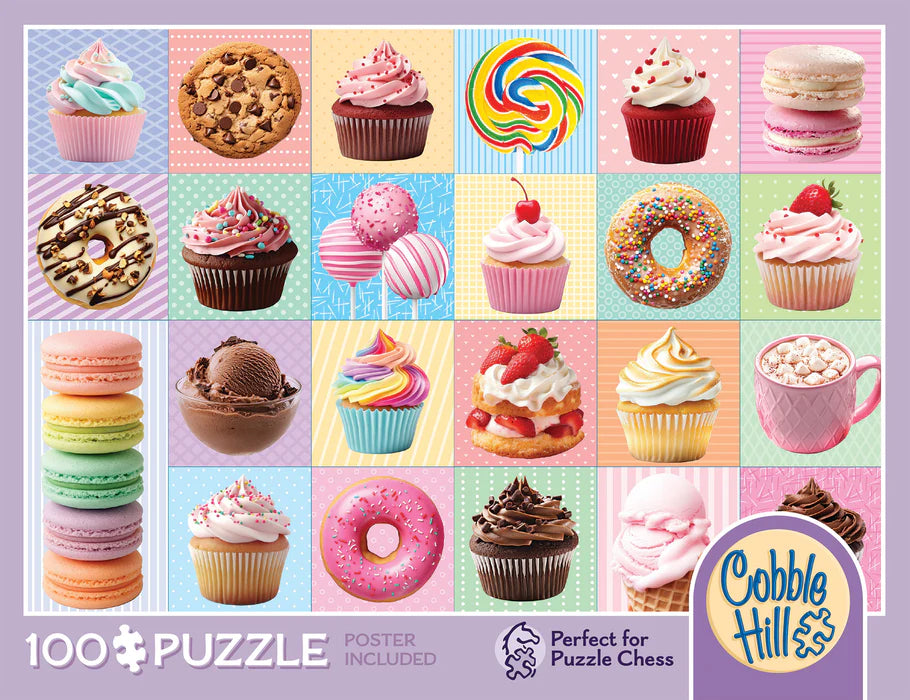 Puzzle 100 Piece - Yum Yums | L.A. Mood Comics and Games