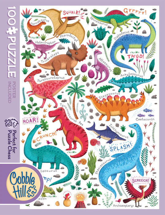 Puzzle 100 Piece - Rawr! | L.A. Mood Comics and Games