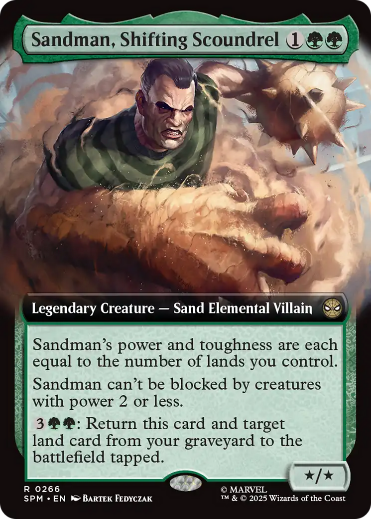 Sandman, Shifting Scoundrel (Extended Art) [Marvel's Spider-Man] | L.A. Mood Comics and Games