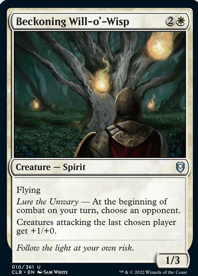 Beckoning Will-o'-Wisp [Commander Legends: Battle for Baldur's Gate] | L.A. Mood Comics and Games