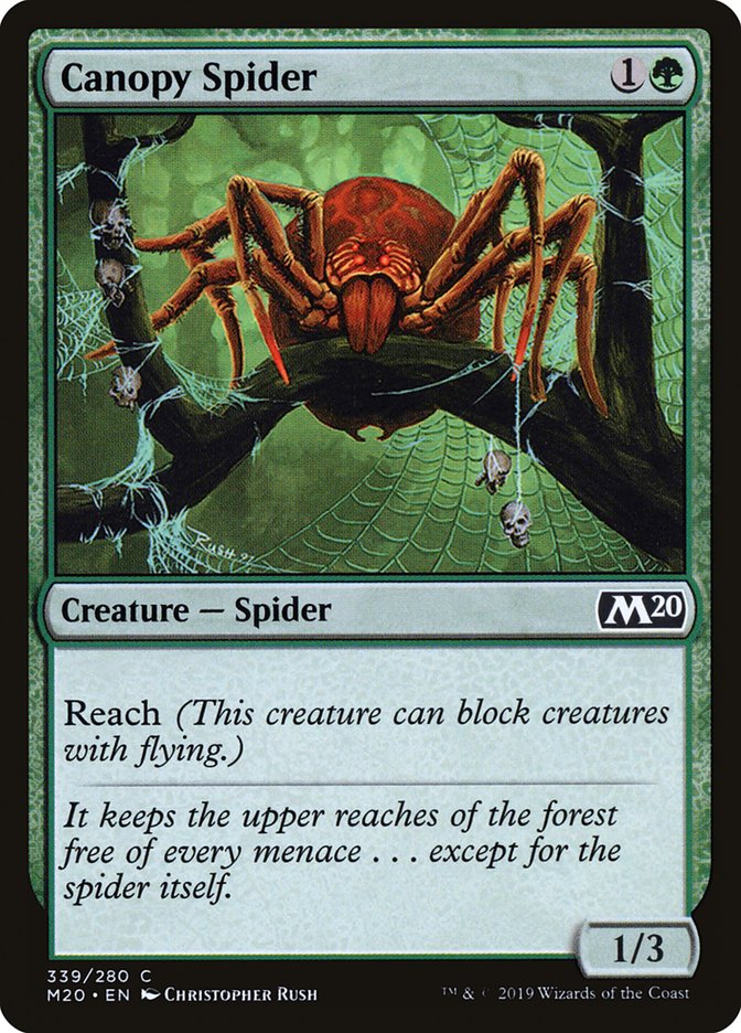 Canopy Spider [Core Set 2020] | L.A. Mood Comics and Games