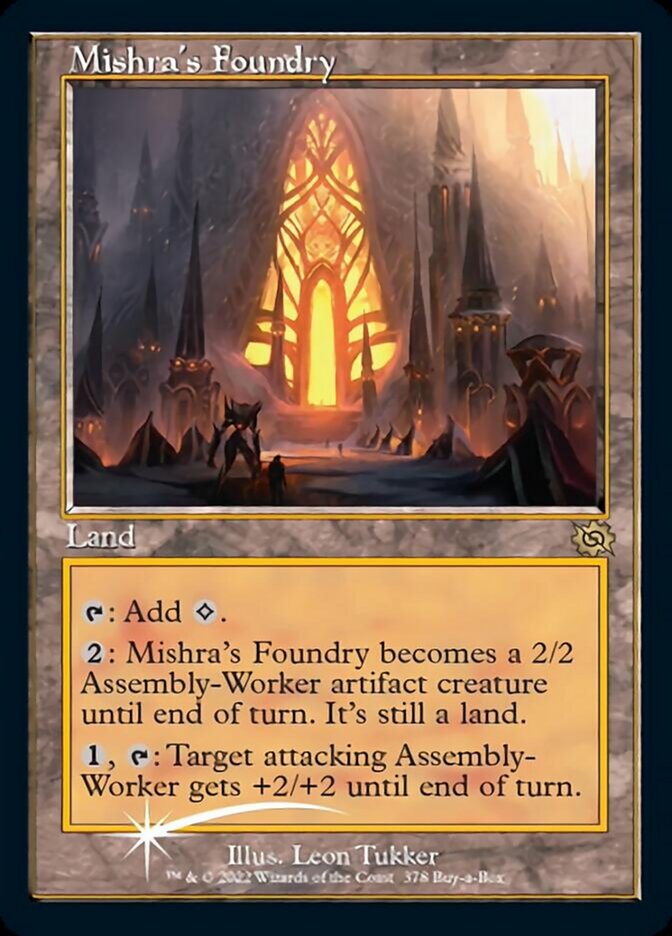 Mishra's Foundry (Retro) (Buy-a-Box) [The Brothers' War] | L.A. Mood Comics and Games