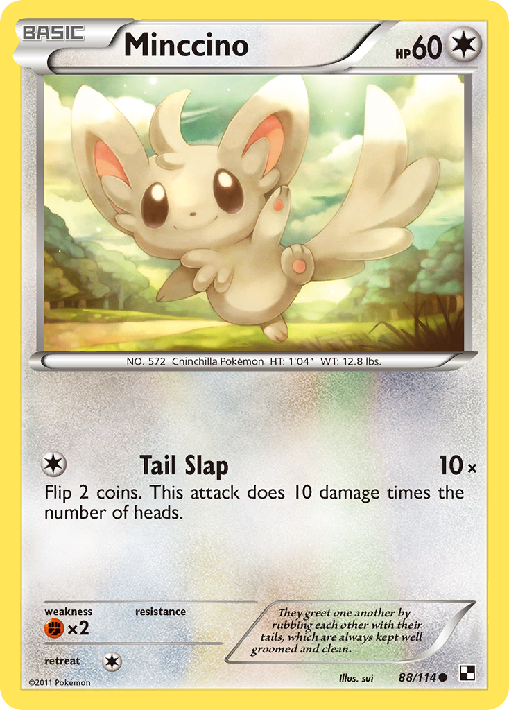 Minccino (88/114) [Black & White: Base Set] | L.A. Mood Comics and Games