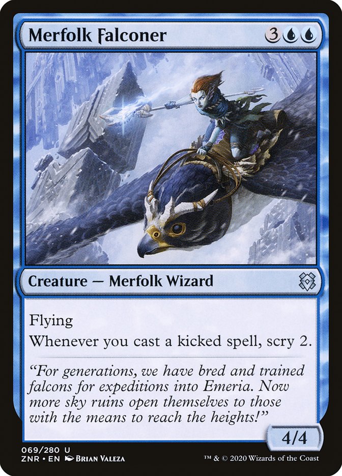 Merfolk Falconer [Zendikar Rising] | L.A. Mood Comics and Games