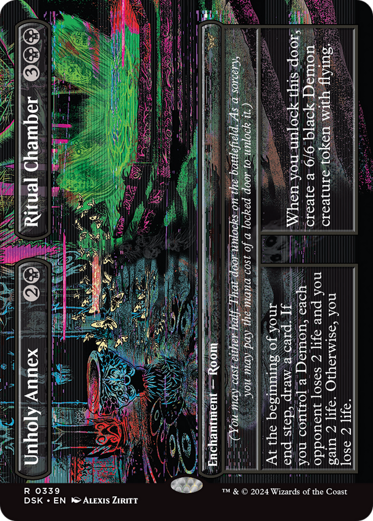 Unholy Annex // Ritual Chamber (Borderless) [Duskmourn: House of Horror] | L.A. Mood Comics and Games