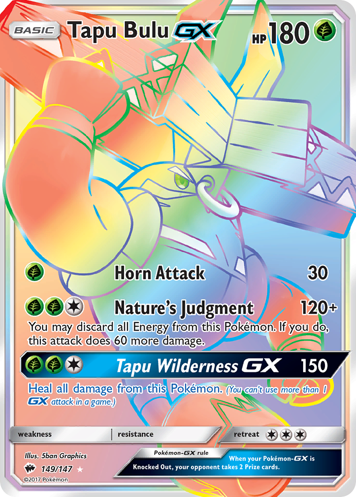 Tapu Bulu GX (149/147) [Sun & Moon: Burning Shadows] | L.A. Mood Comics and Games