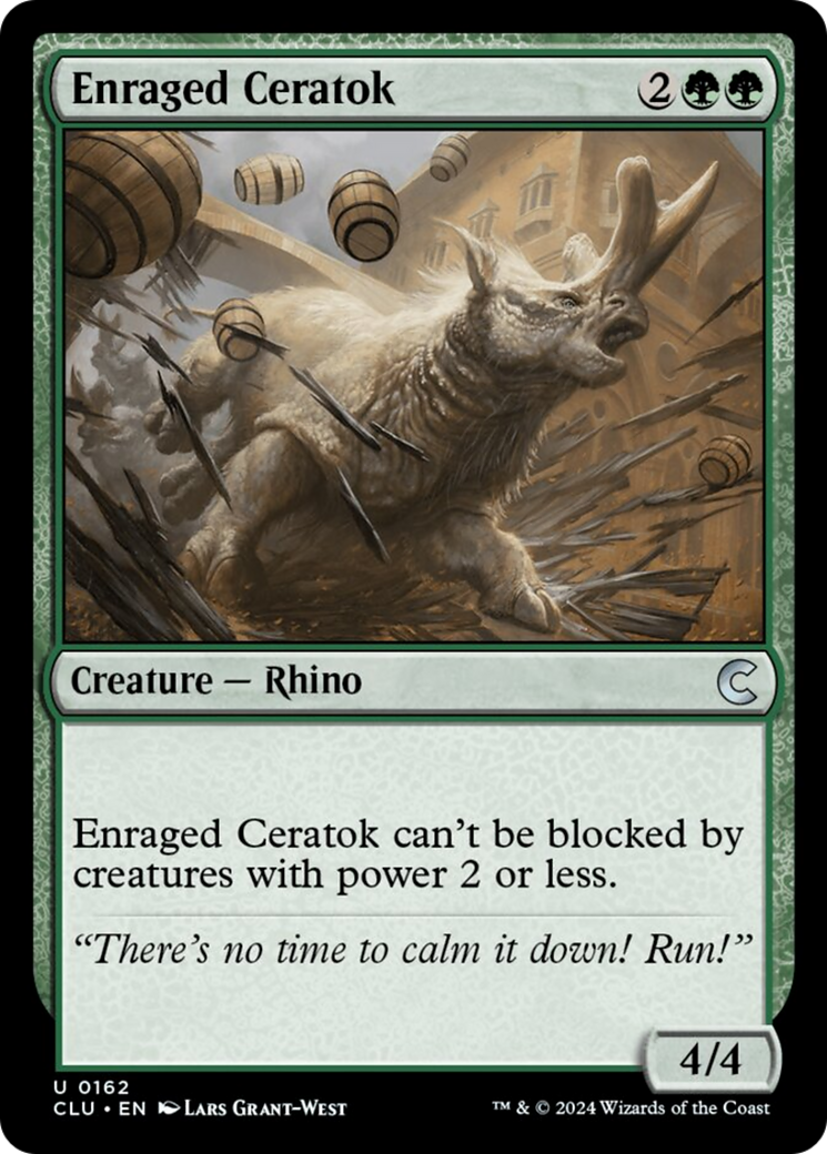 Enraged Ceratok [Ravnica: Clue Edition] | L.A. Mood Comics and Games