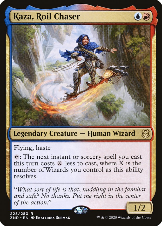 Kaza, Roil Chaser (Promo Pack) [Zendikar Rising Promos] | L.A. Mood Comics and Games