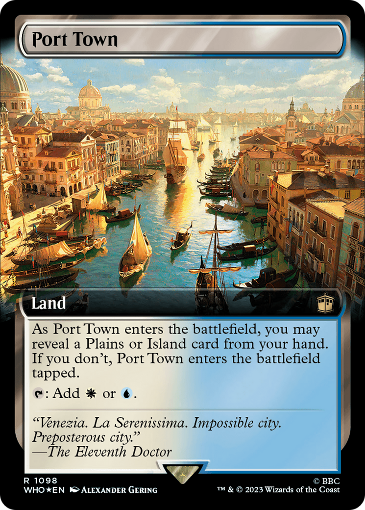Port Town (Extended Art) (Surge Foil) [Doctor Who] | L.A. Mood Comics and Games