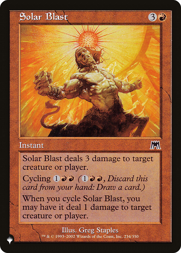 Solar Blast [The List] | L.A. Mood Comics and Games