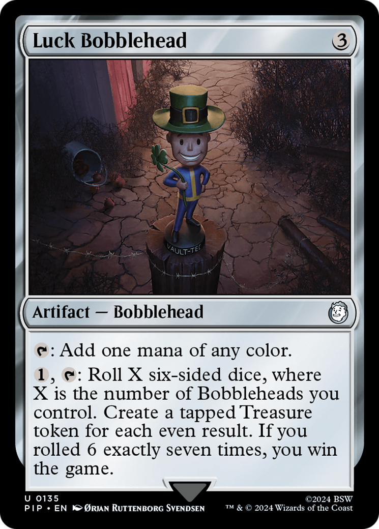 Luck Bobblehead [Fallout] | L.A. Mood Comics and Games